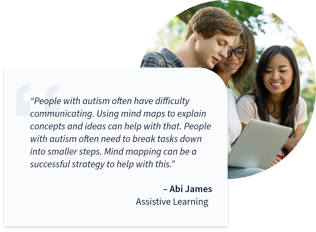 Mind mapping benefits individuals with ASD