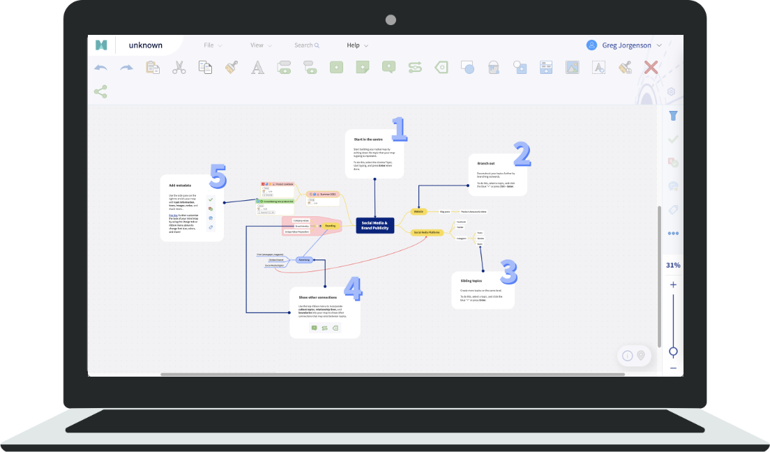 MindManager screen shot